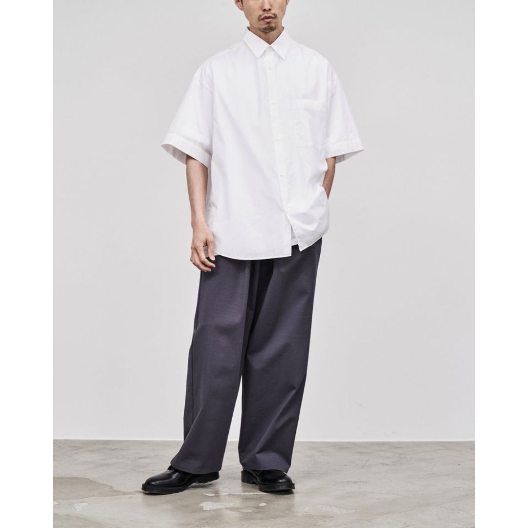 Broad S/S Oversized Regular Collar Shirt