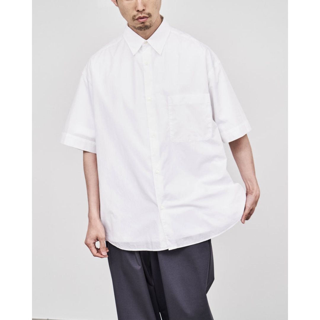 Broad S/S Oversized Regular Collar Shirt