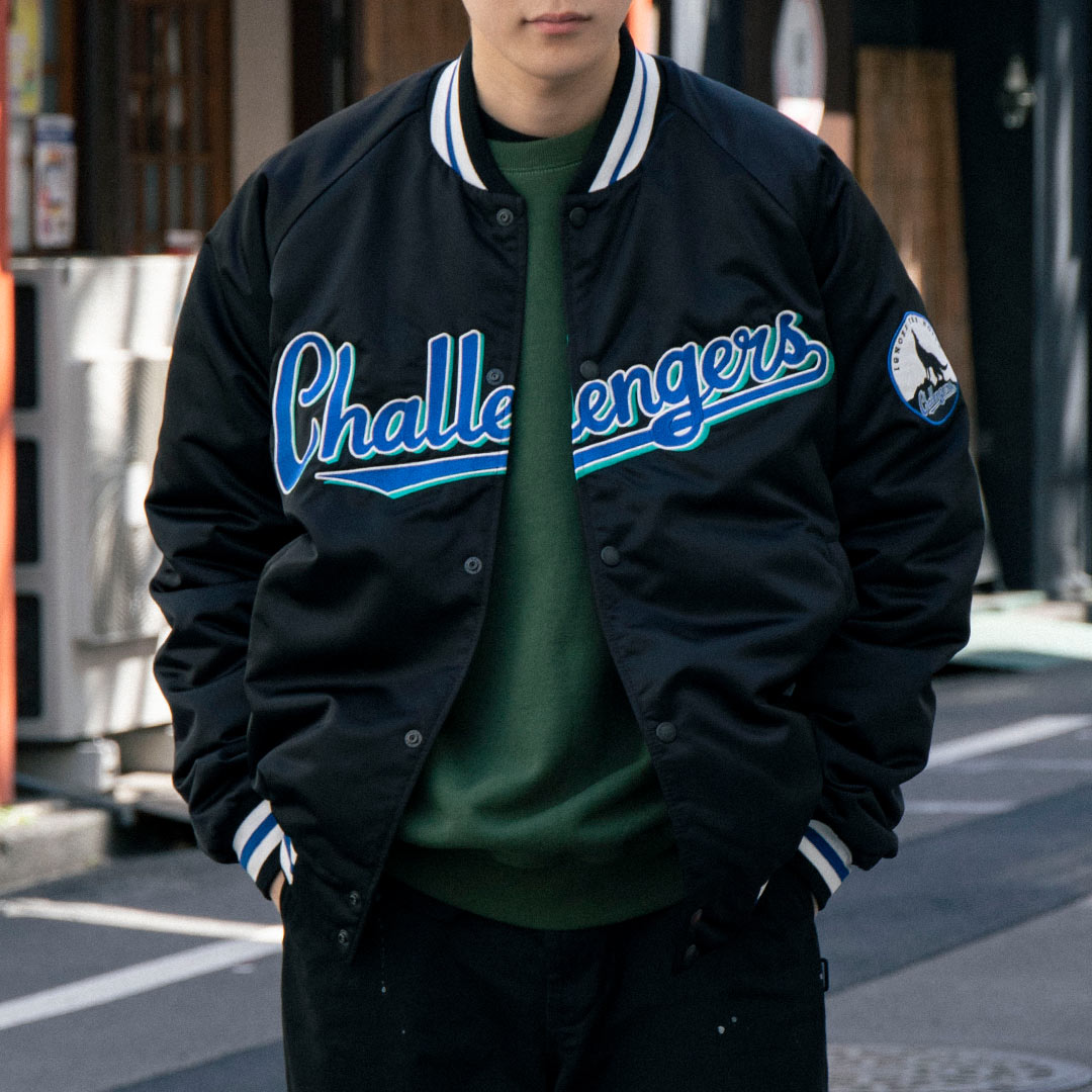 チャレンジャーCHALLENGER VARSITY JACKET 長瀬