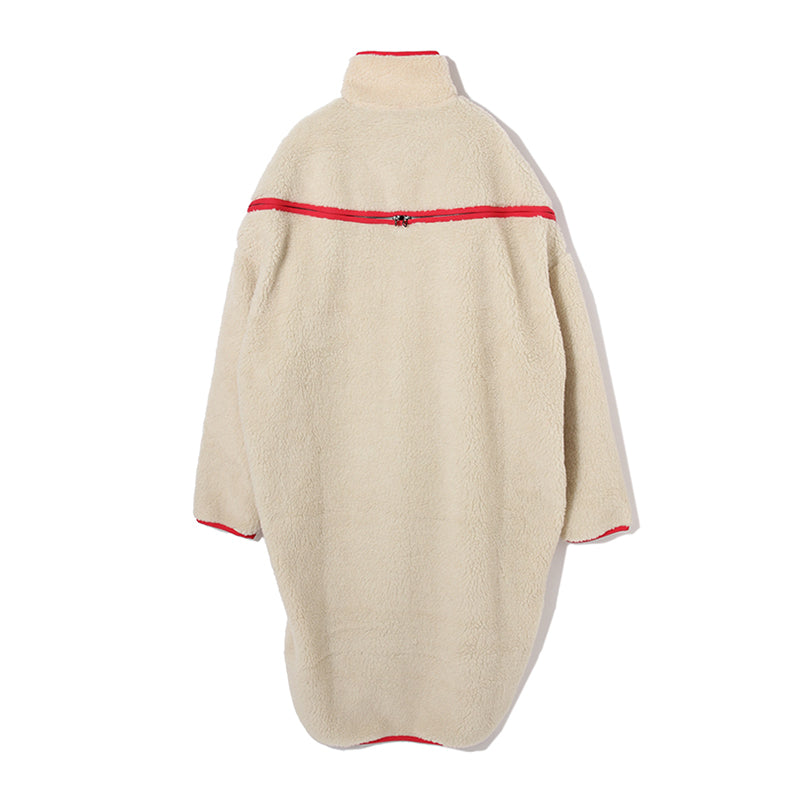 HIGH-LOW FLEECE ZIPPER JACKET