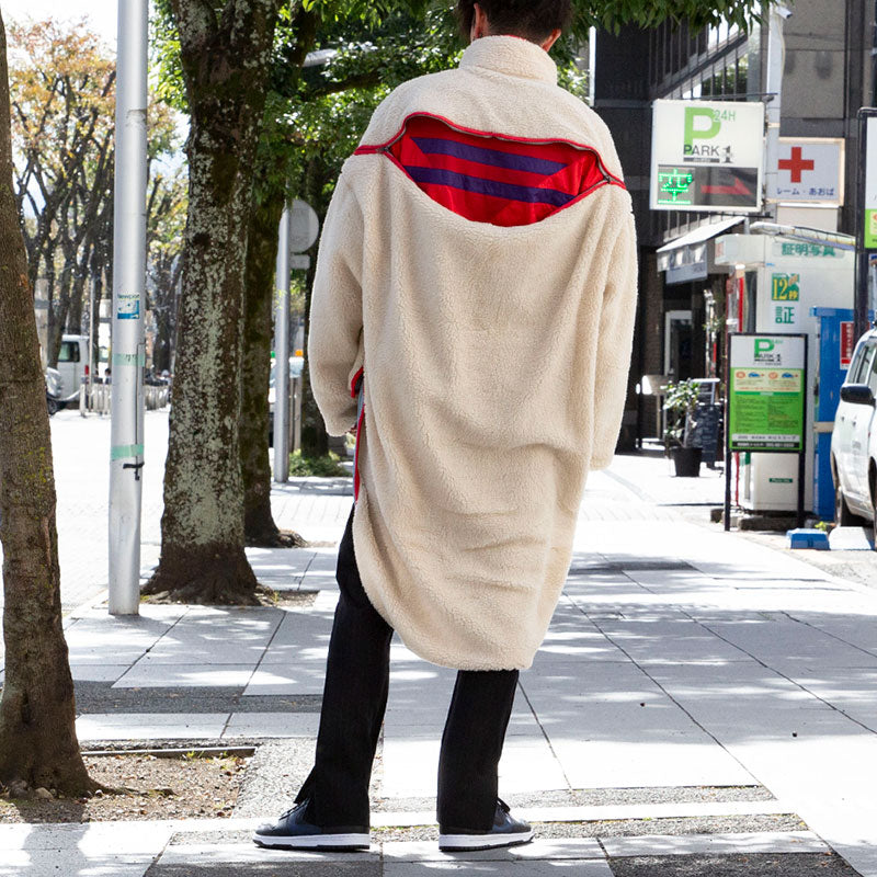 HIGH-LOW FLEECE ZIPPER JACKET