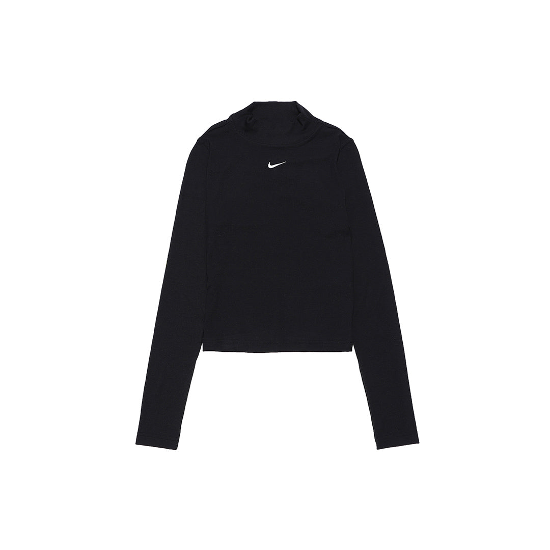 Wmns Nsw Essential Rib L/S Mock Top