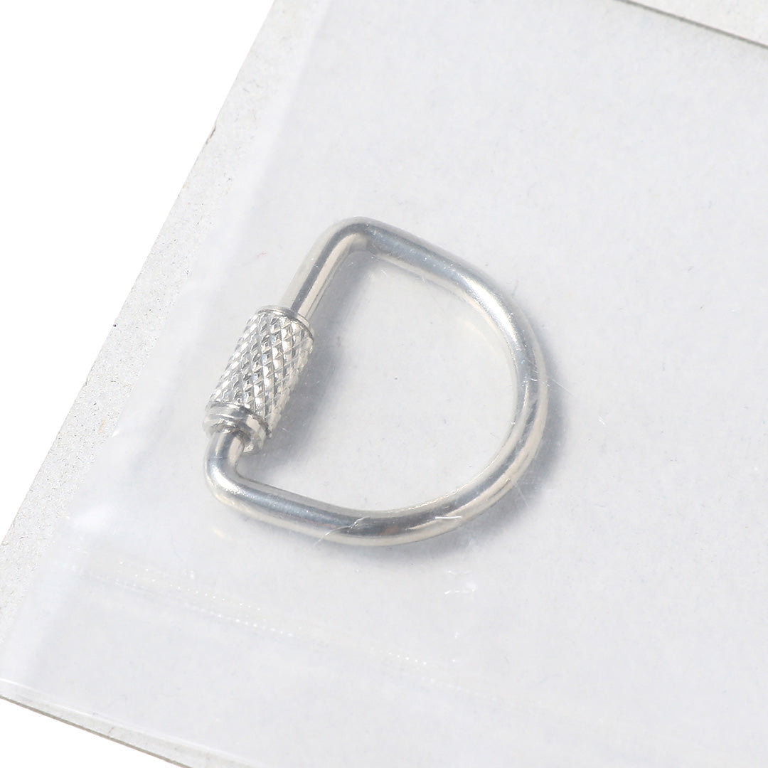 SCREW LOCK KEY RING