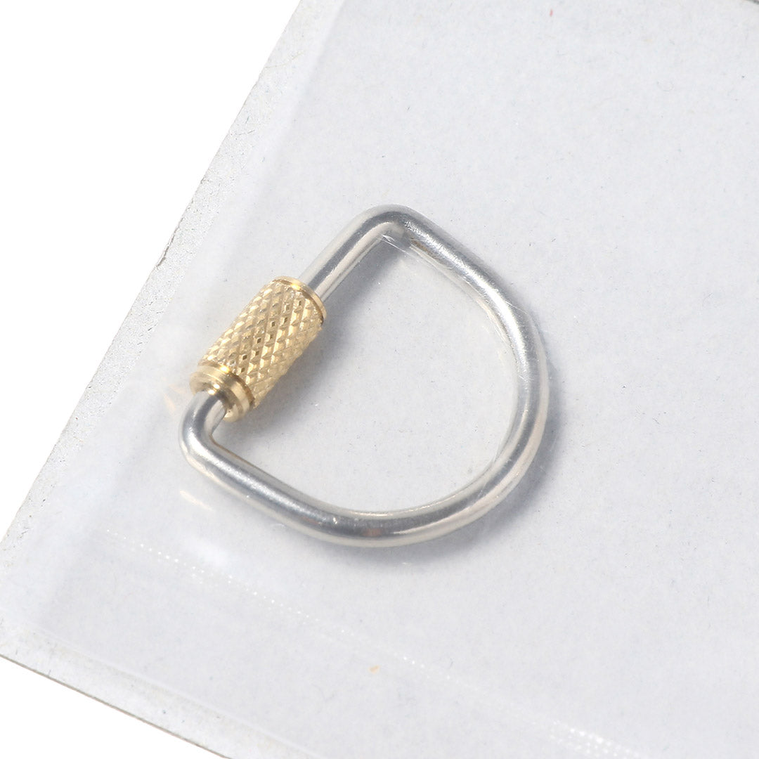 SCREW LOCK KEY RING