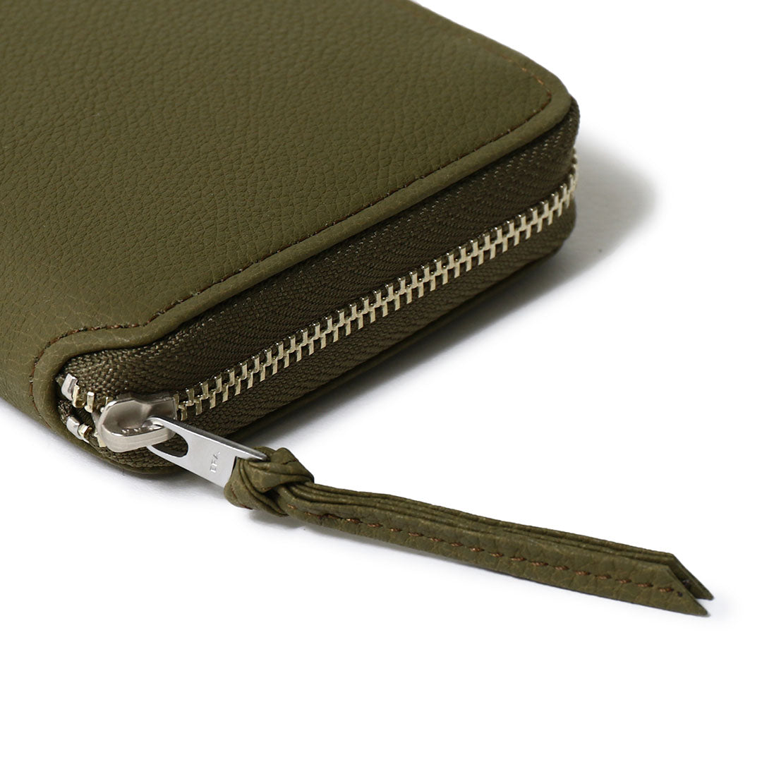 BUBBLE CALF ROUND PALM WALLET