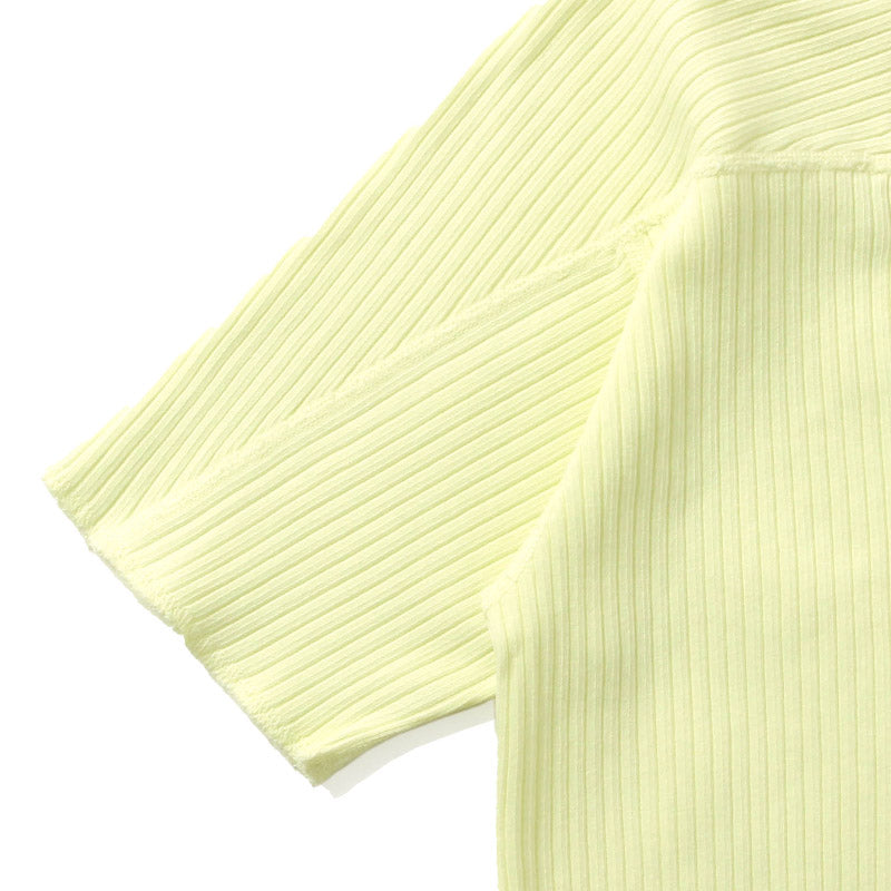 OBLONG NECK SHORT SLEEVE