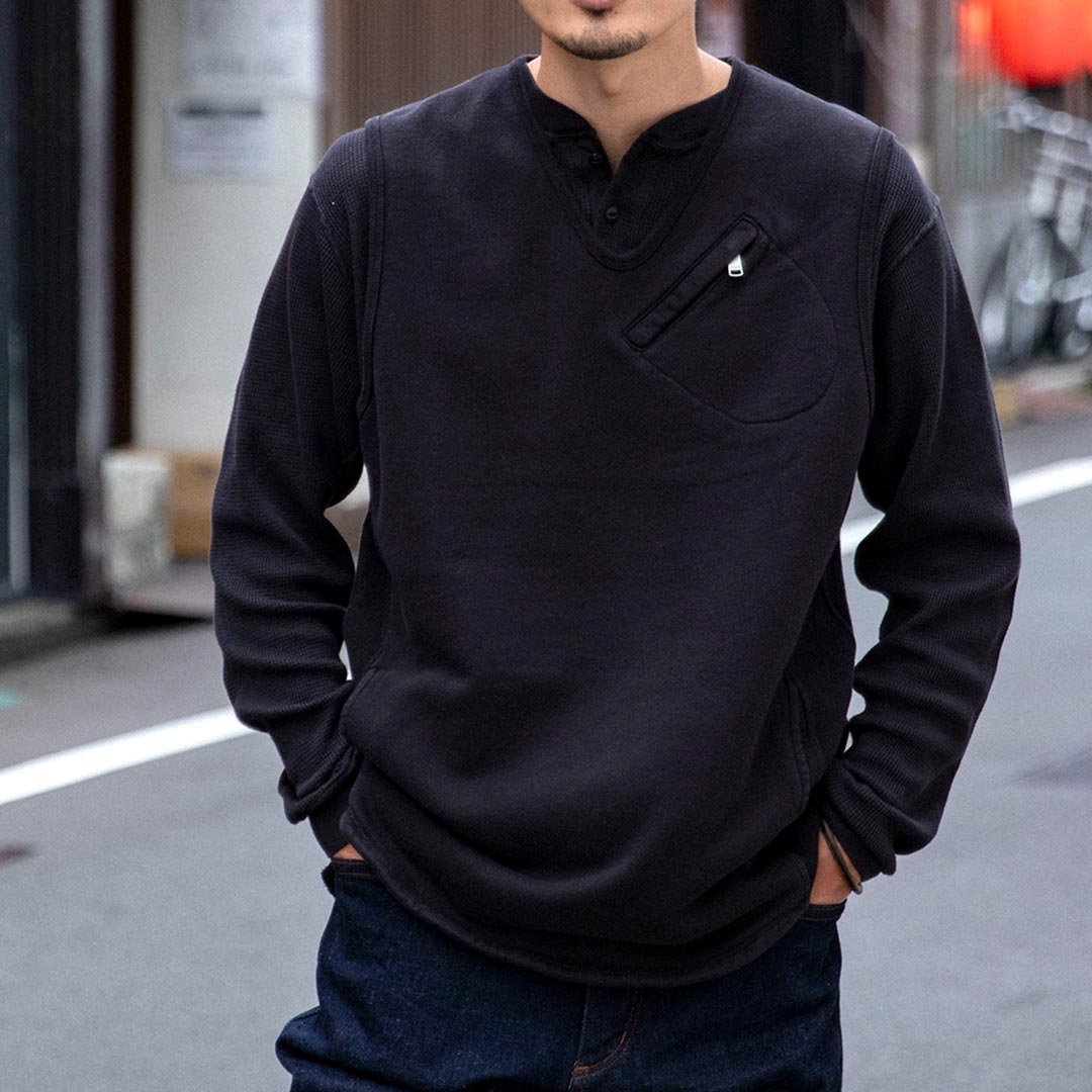 ALPINIST VEST COTTON SWEAT OVERDYED VW