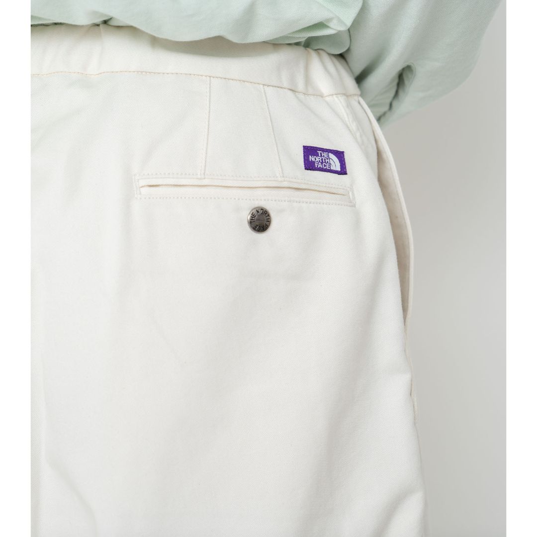Stretch Twill Wide Tapered Pants
