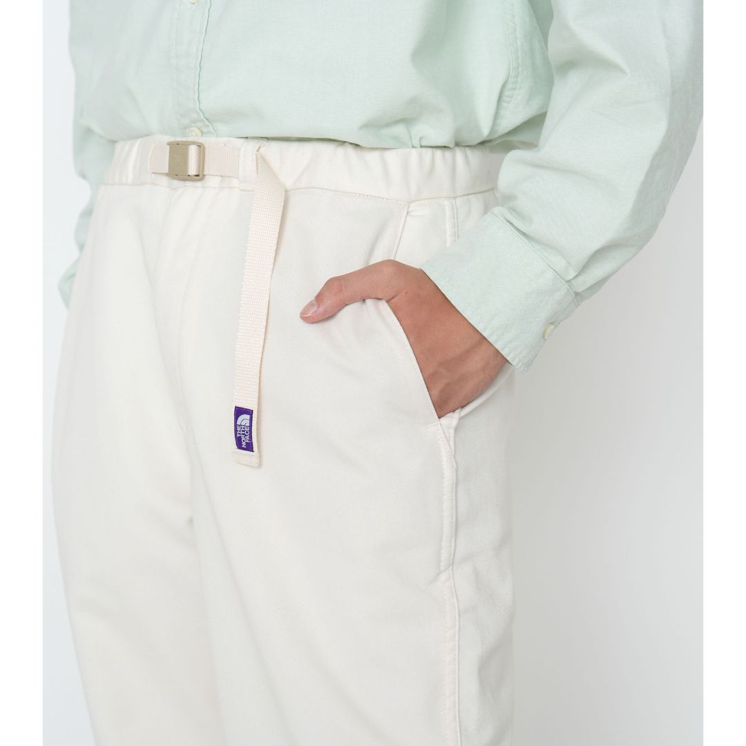 Stretch Twill Wide Tapered Pants