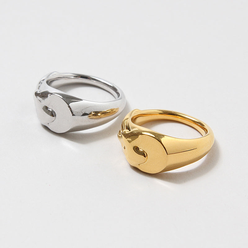 YU-KIN UNISEX SIGNET RING Men's