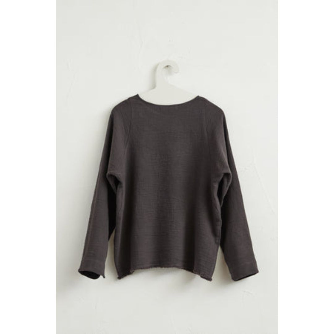 DOUBLE WEAVE FRINGE TOP