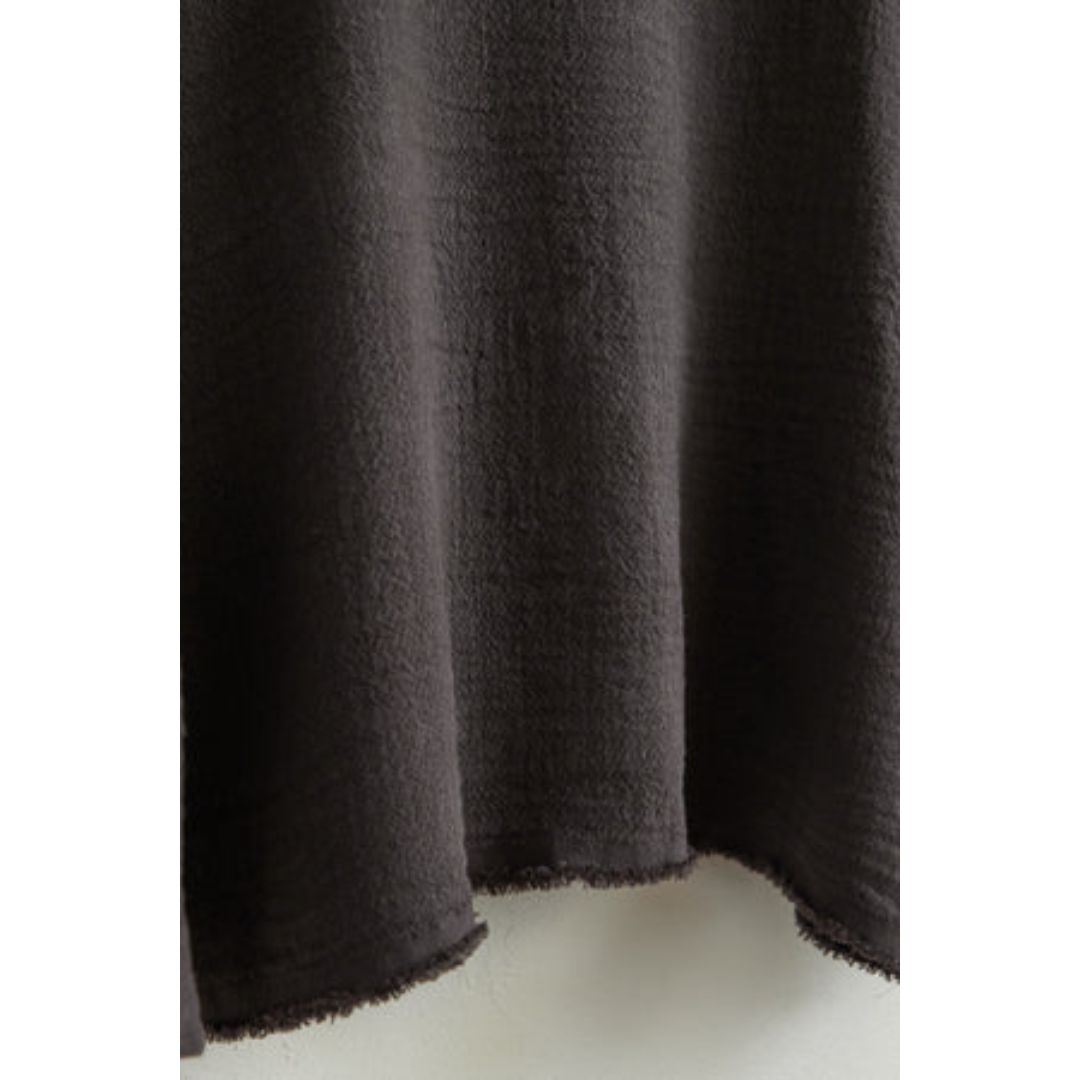 DOUBLE WEAVE FRINGE TOP