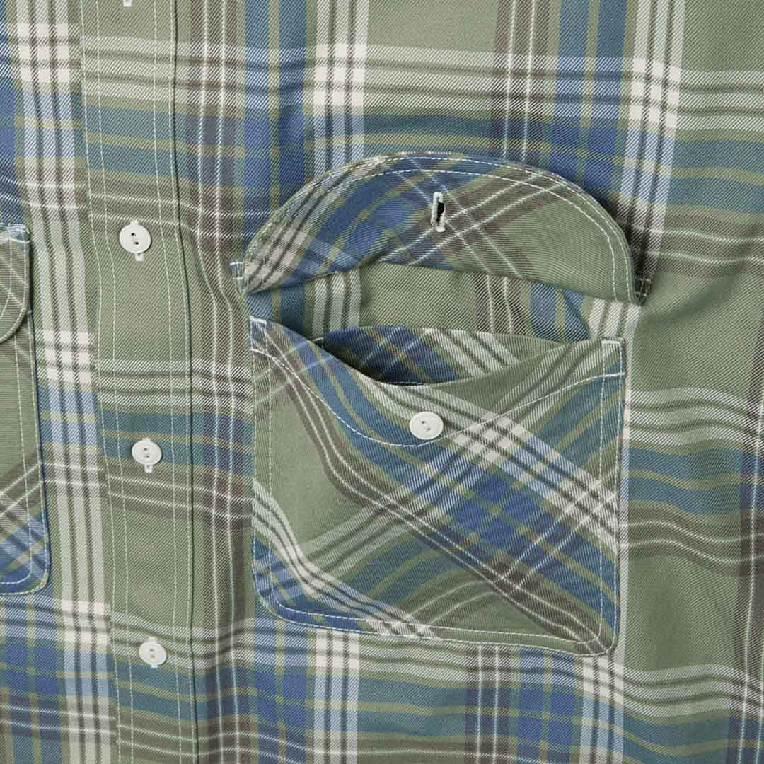 Tech Elbow Patch Work Shirts Flannel