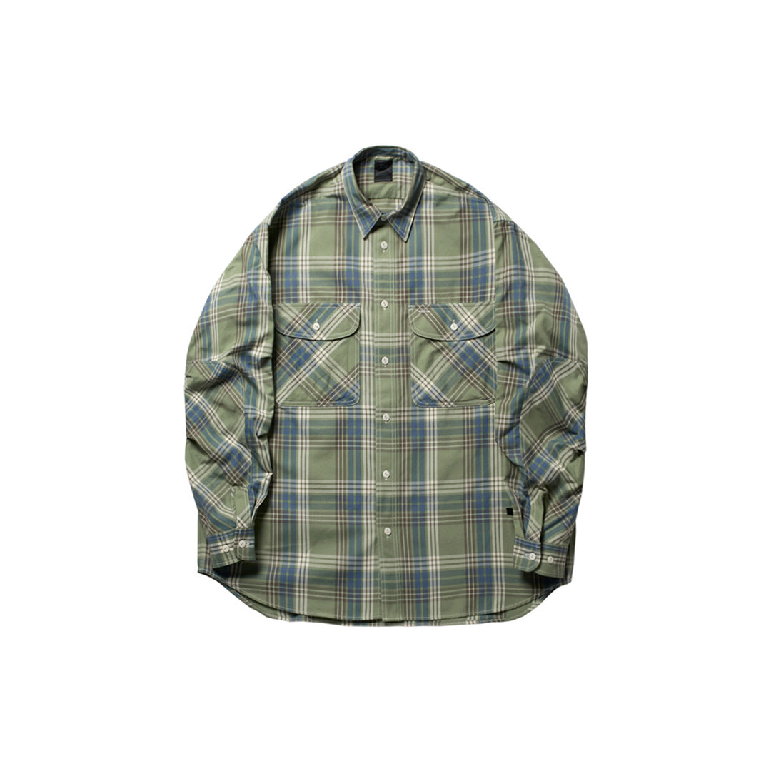 Tech Elbow Patch Work Shirts Flannel - DAIWA PIER39 (ダイワピア39) - tops (トップス)  | FIGURE ONLINE (フィギュアオンライン) 【公式通販】