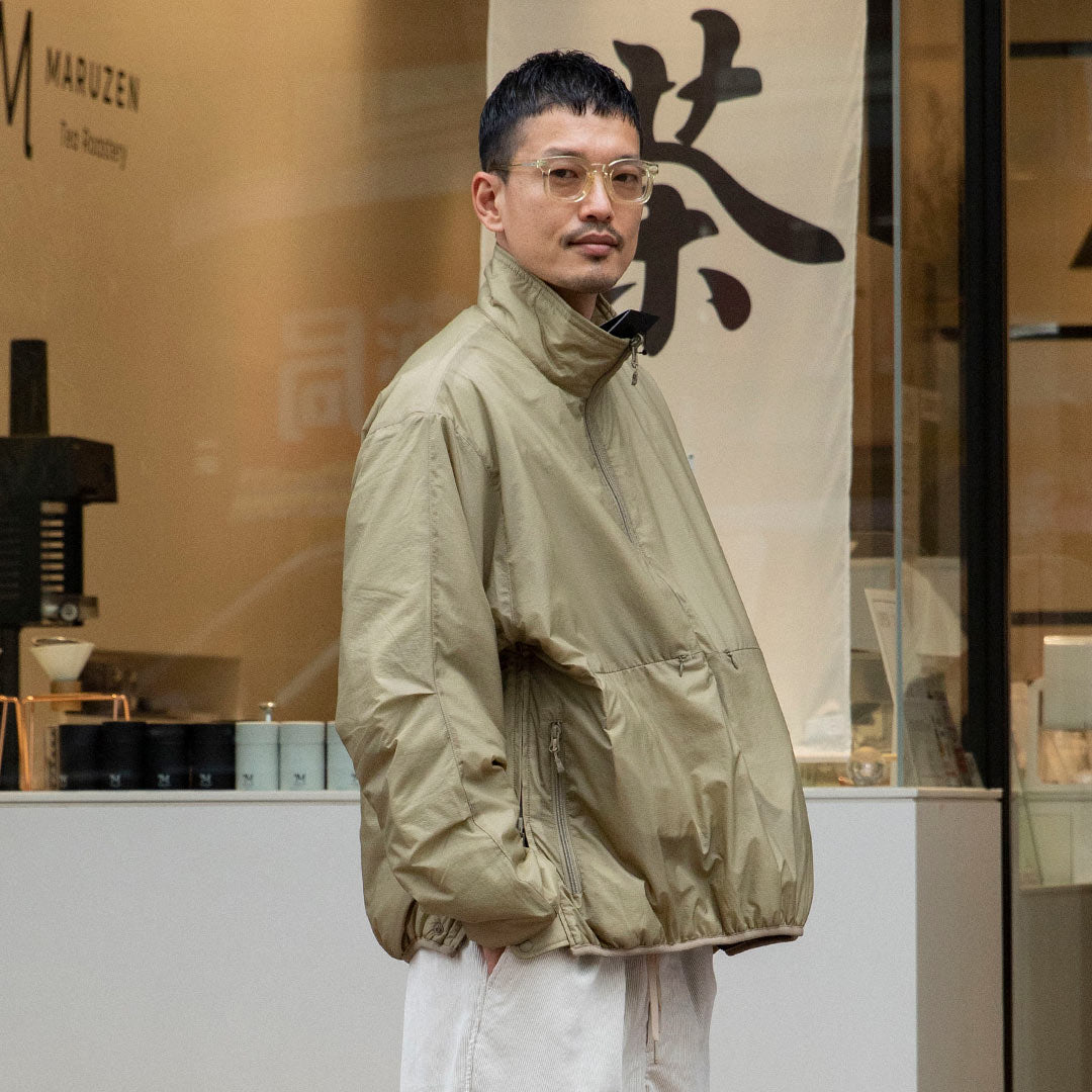 TECH REVERSIBLE PULLOVER PUFF JACKET
