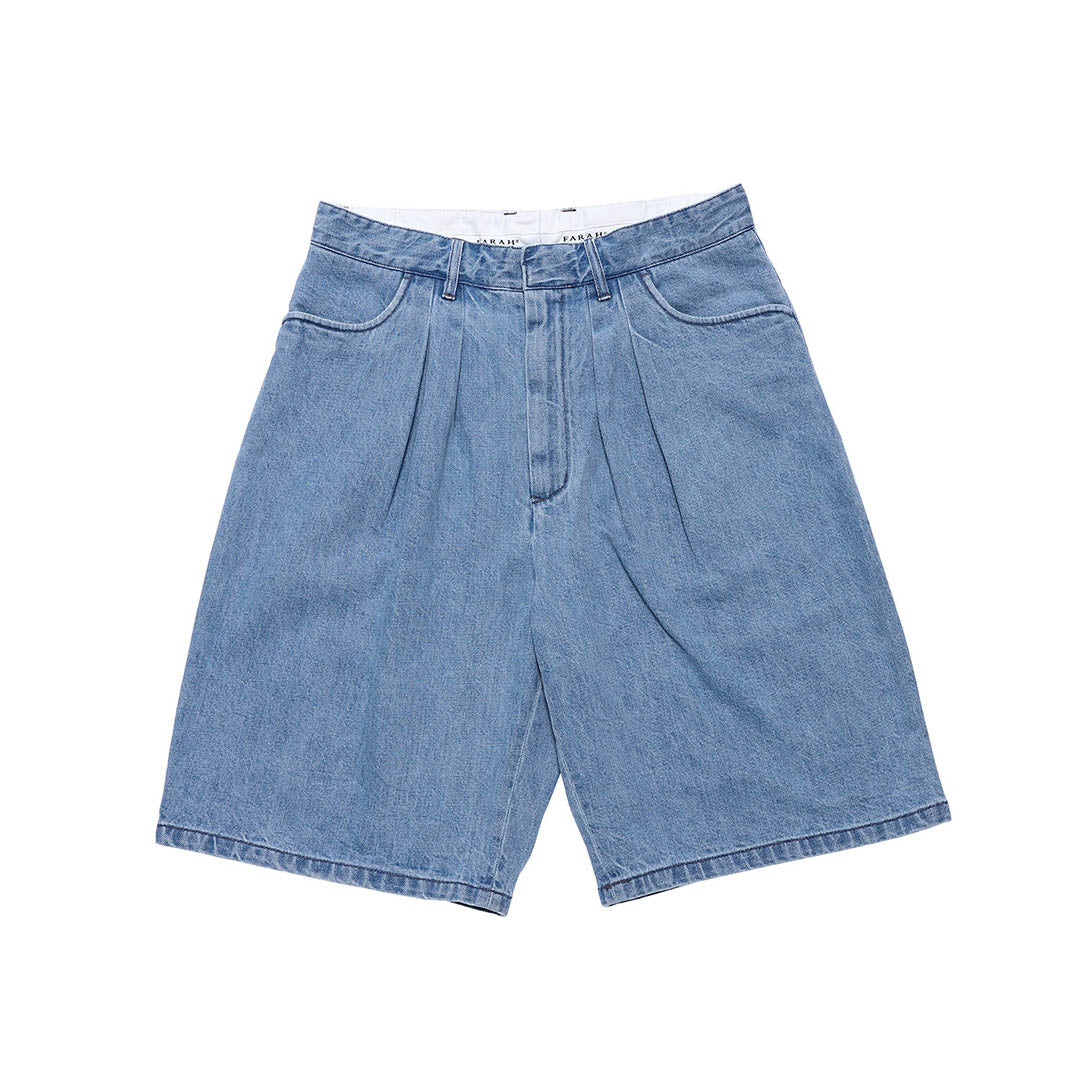 Two-Tuck Wide Shorts