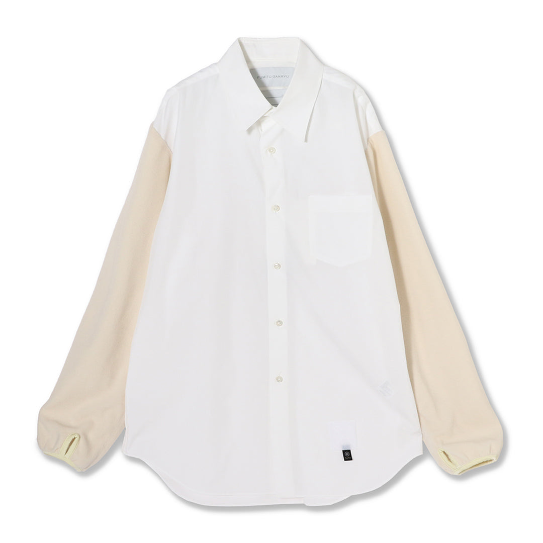 Fleece sleeve shirt