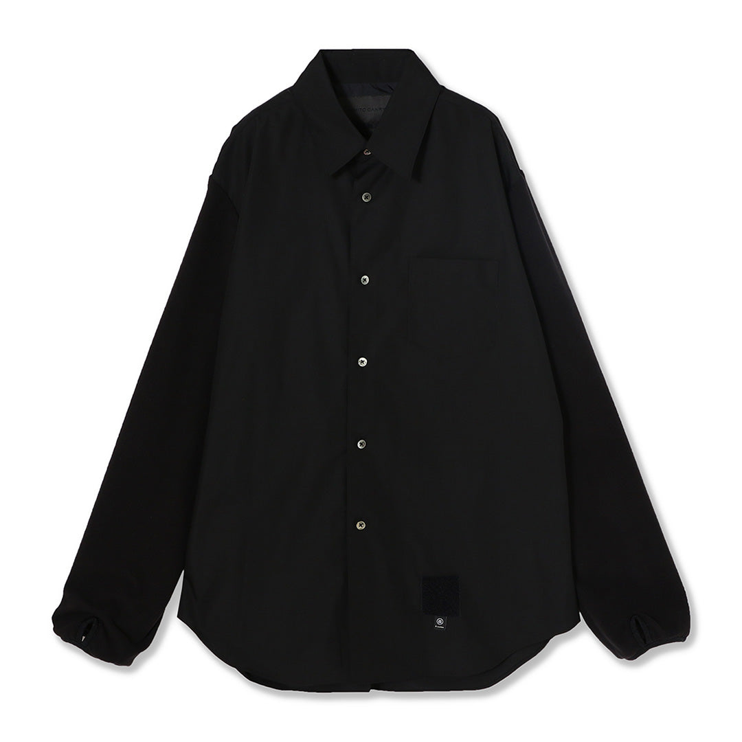Fleece sleeve shirt