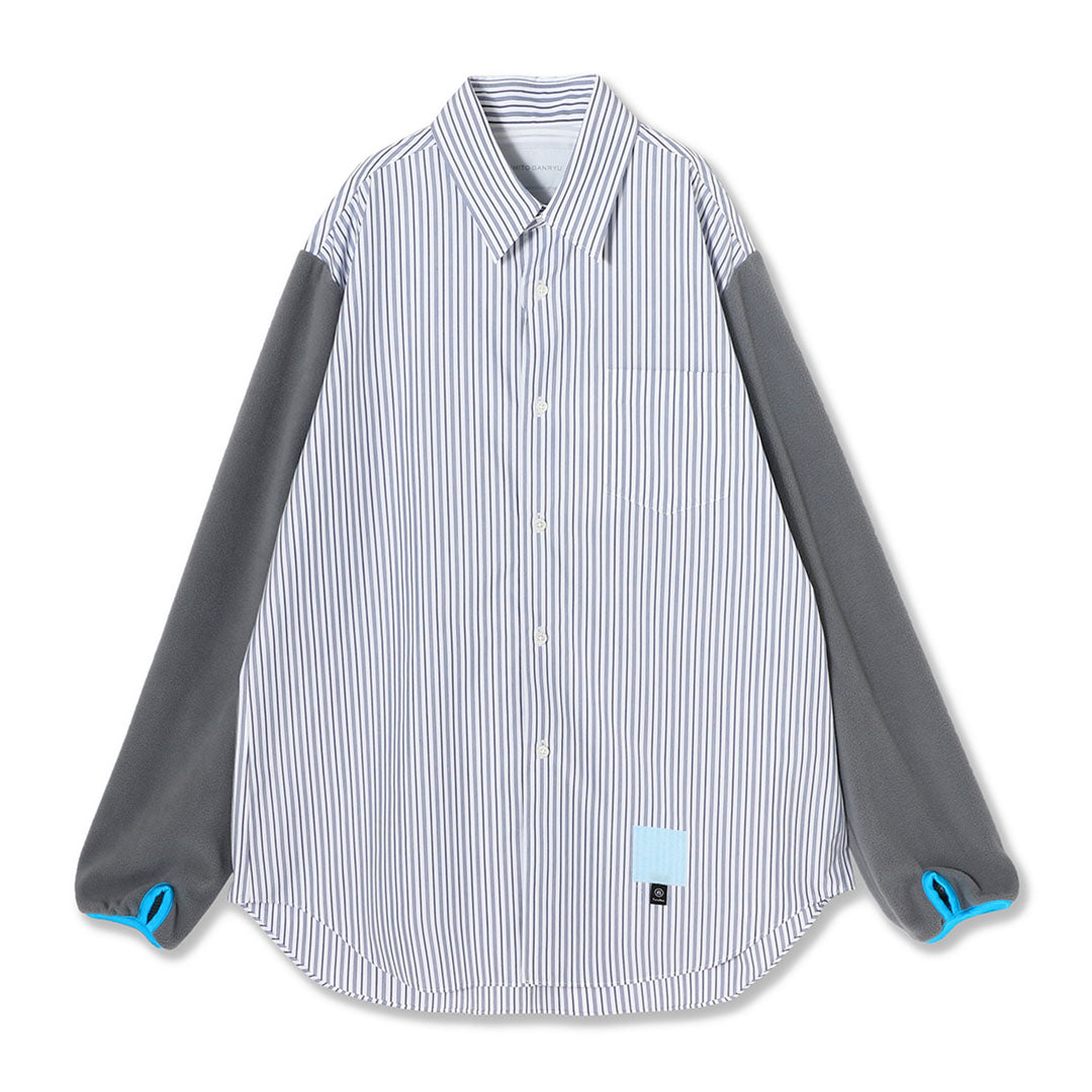 Fleece sleeve shirt