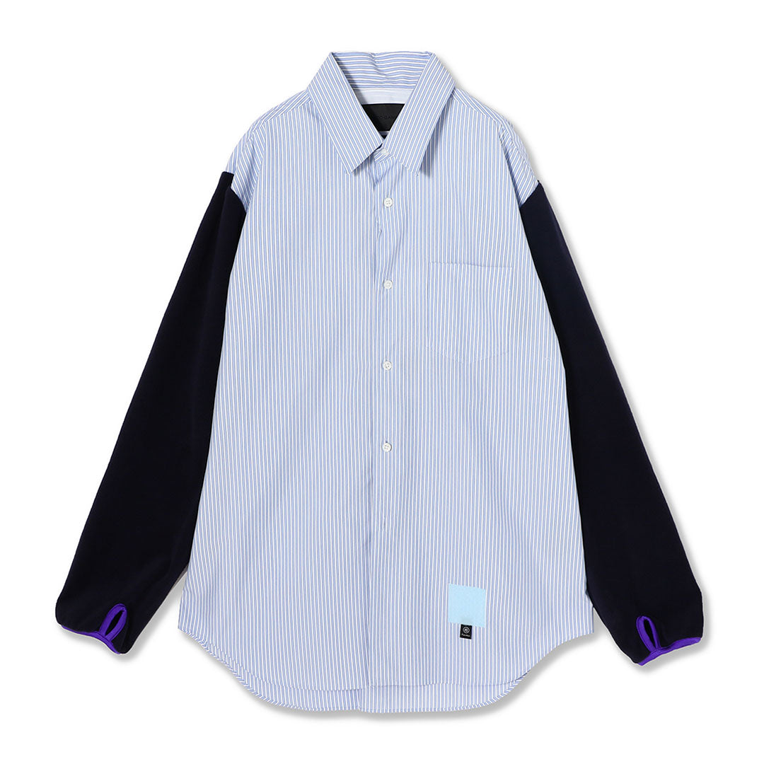 Fleece sleeve shirt