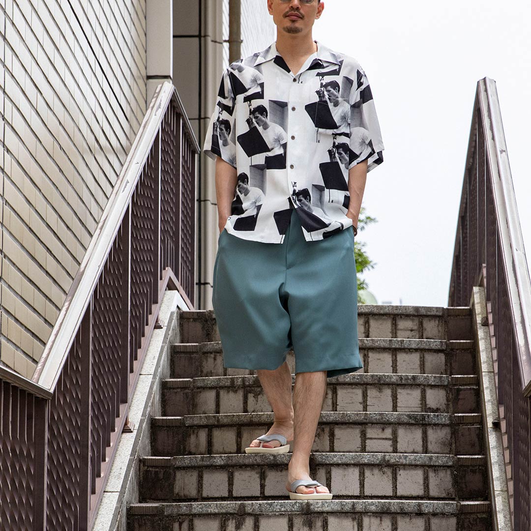 Resin Wool Easy Shorts - Graphpaper (グラフペーパー) - bottom