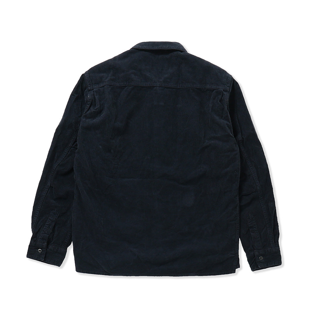 TRUCKER SHIRT COTTON CORD OVERDYED