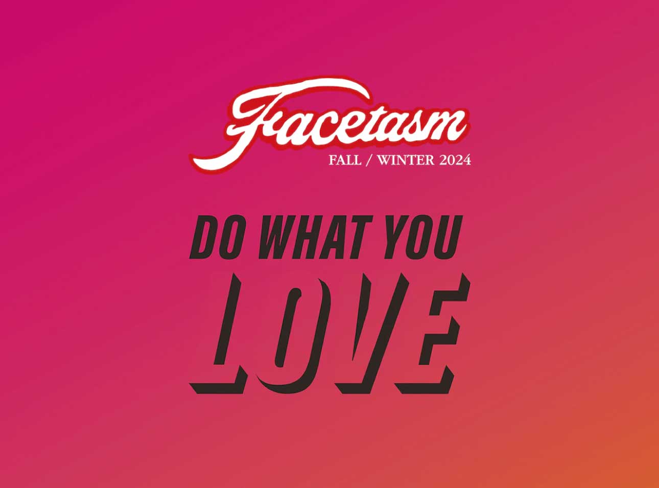 FACETASM 2024 Fall/Winter collection