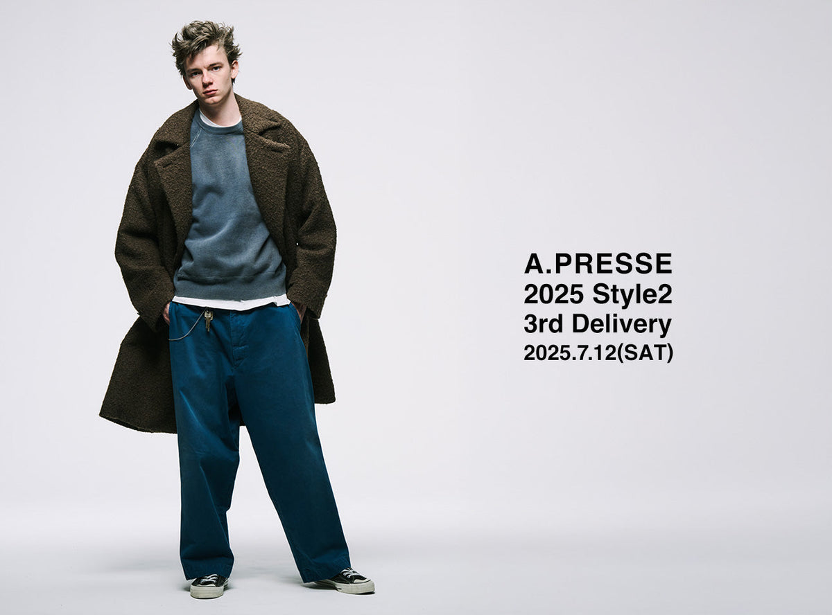 A.PRESSE セットアップ SIZE 3 アプレッセ A.PRESSE - アプレッセ Cashmere High Gauge Crew Neck Sweater