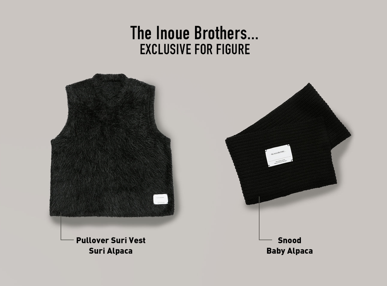 トップス THE INOUE BROTHERS Pullover Suri Vest The Inoue Brothers EXCLUSIVE FOR FIGURE | FIGURE ONLINE