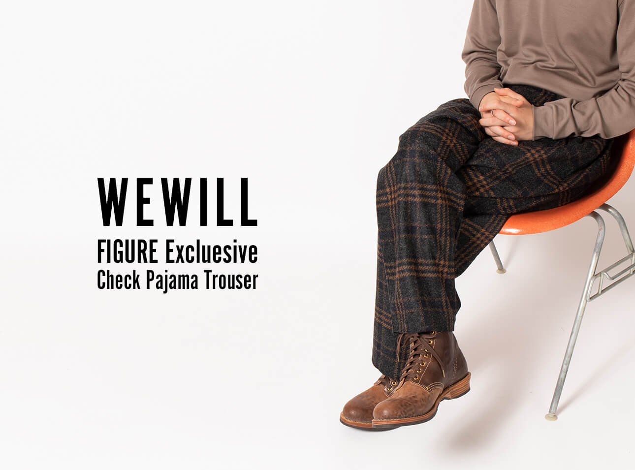 WEWILL × FIGURE “Excluesive Check Pajama Trouser”