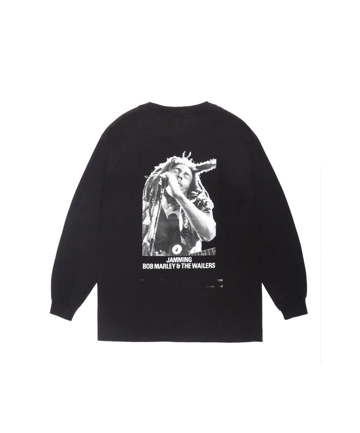 Bob Marley / Crew Neck Long Sleeve T-Shirt (Type-2)