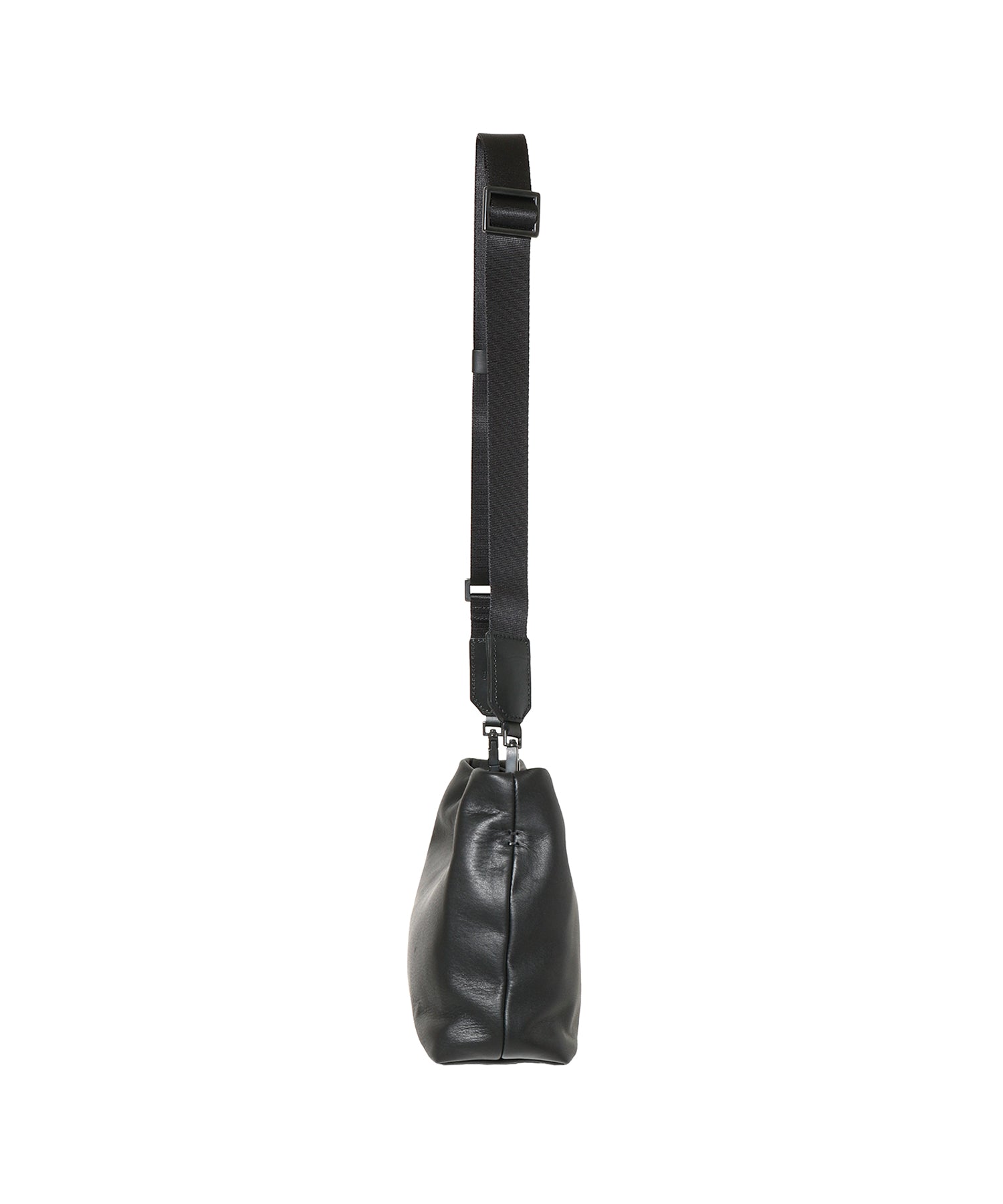 BASIC POUCH M (leather)+shoulder