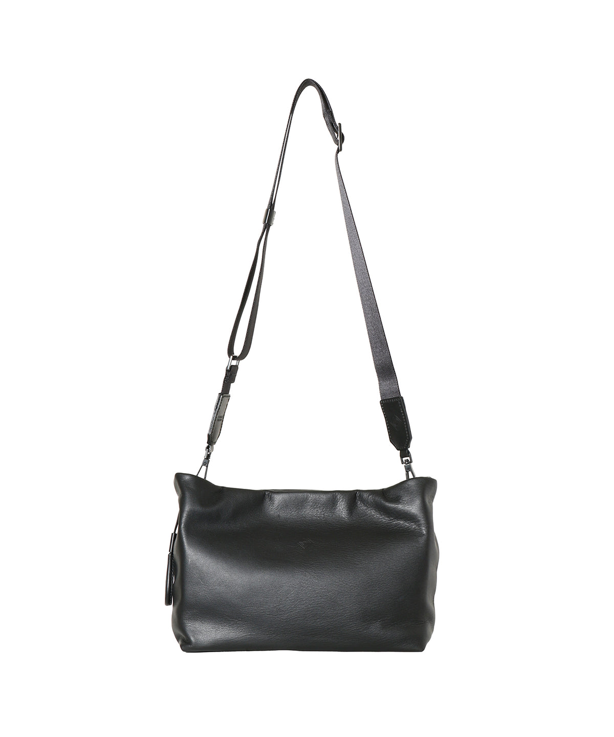 BASIC POUCH M (leather)+shoulder