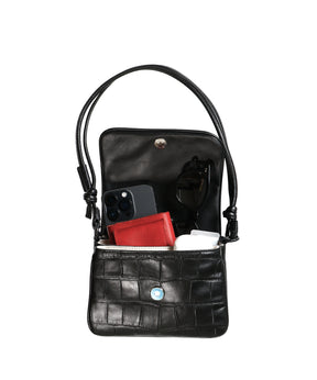 Flap Bag S (Crocodile)