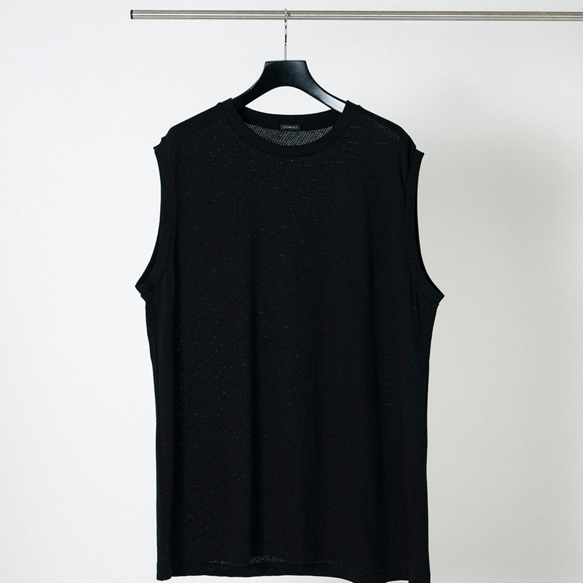 コットンメッシュ ノースリーブ - COMOLI (コモリ) - tops (トップス