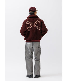 FLORETS / JACKET / POLY. BOA. TEXTILE