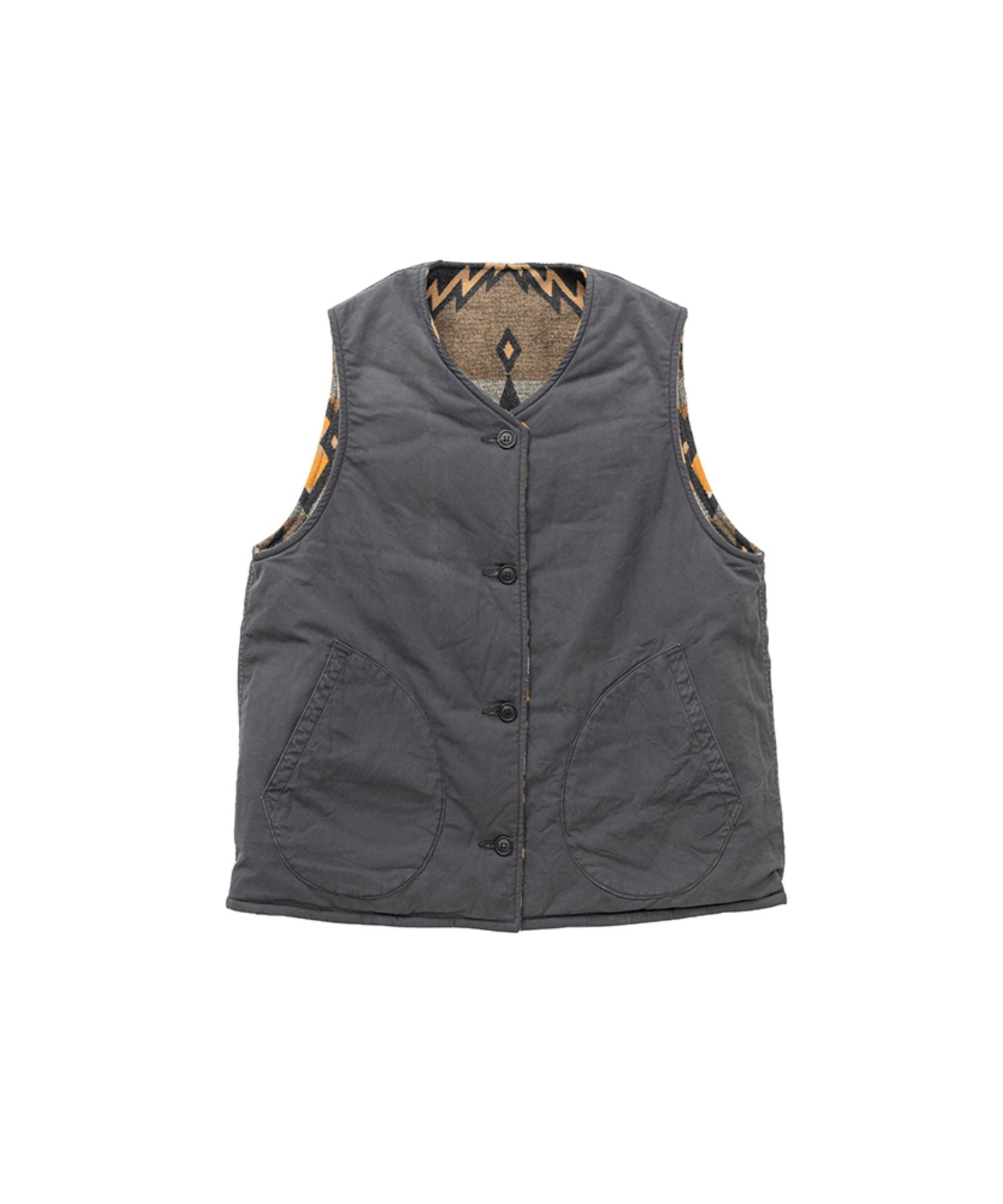 VISVIM ビズビム VS0001567 INSULATOR DOWN VEST クレイジーパターン ...