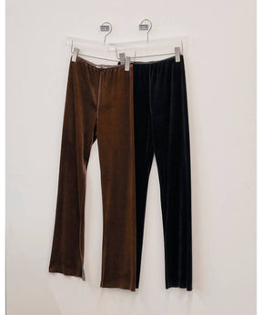 Velour Slit Leggings