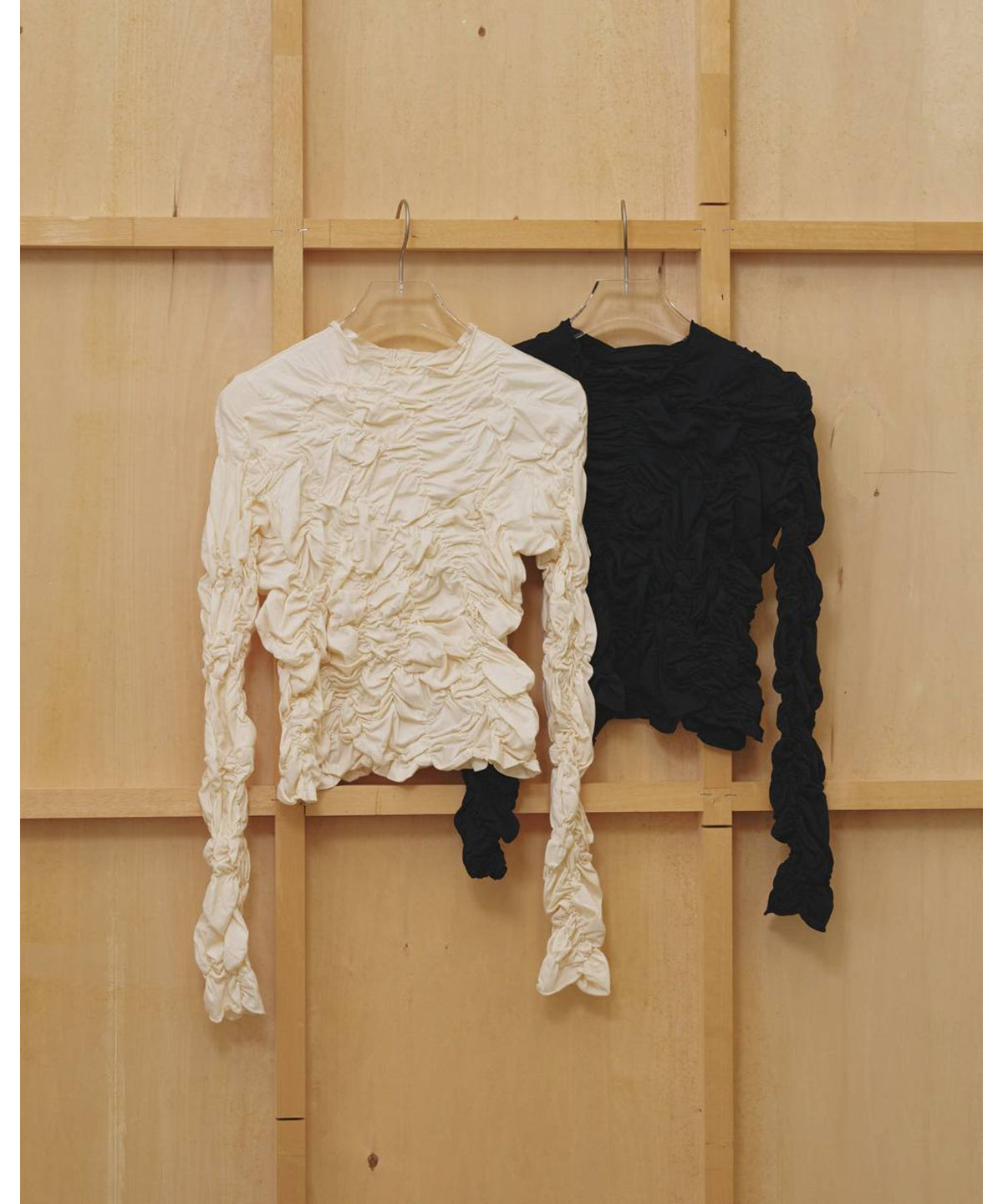 Shirring Long T-shirts