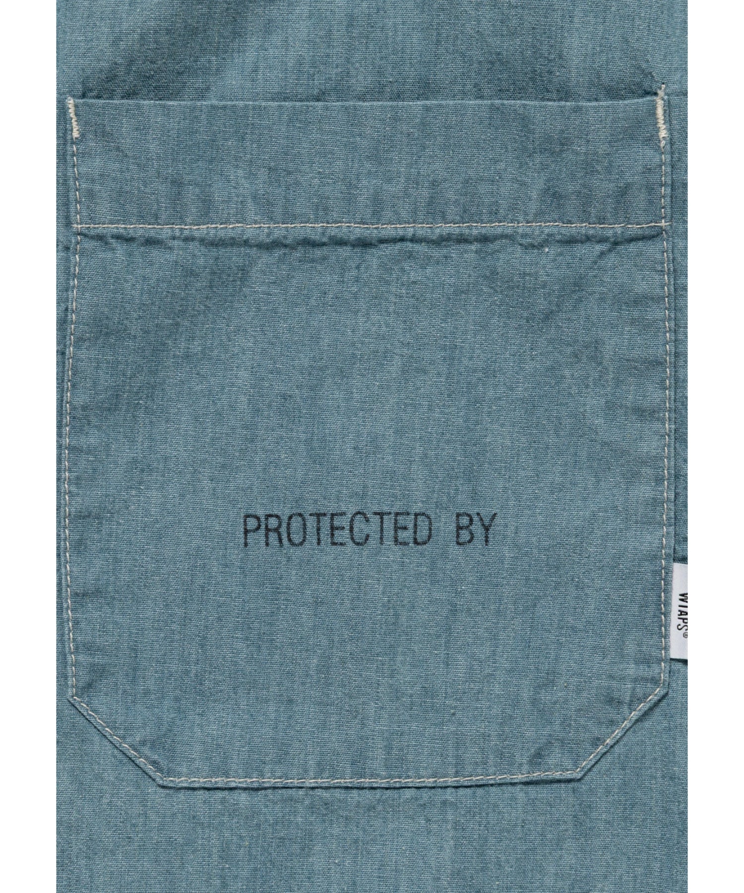 CB / LS / COTTON. CHAMBRAY