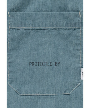 CB / LS / COTTON. CHAMBRAY