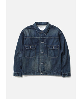 WASHED DENIM TYPE-2 JACKET - NEIGHBORHOOD (ネイバーフッド) - outer
