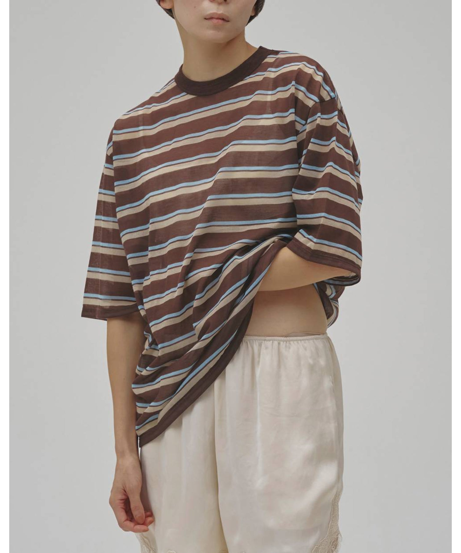 Sheer Border T-shirt