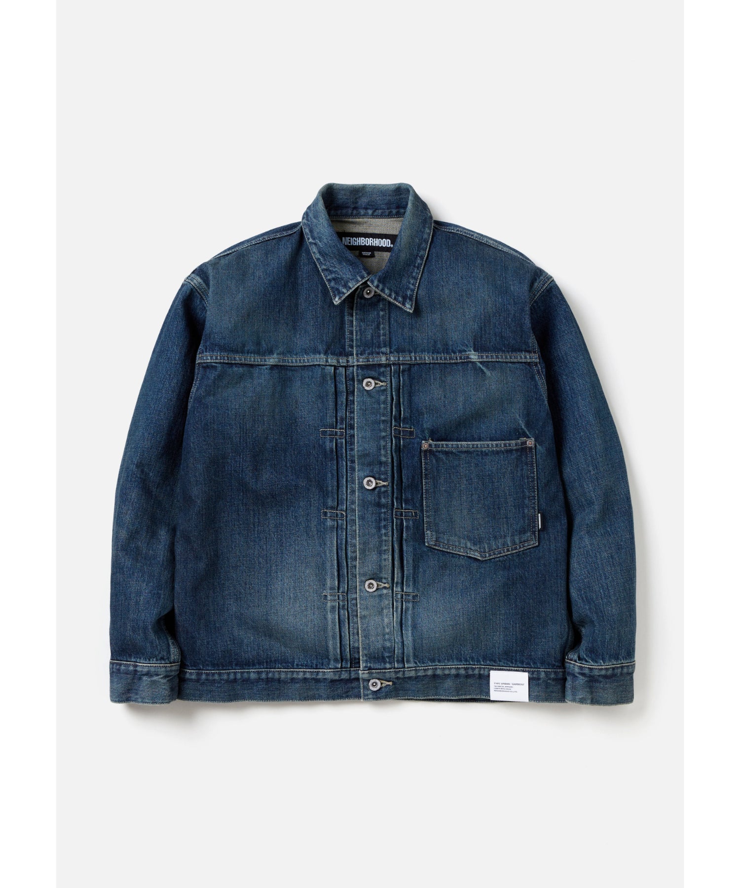 WASHED DENIM TYPE-1 JACKET