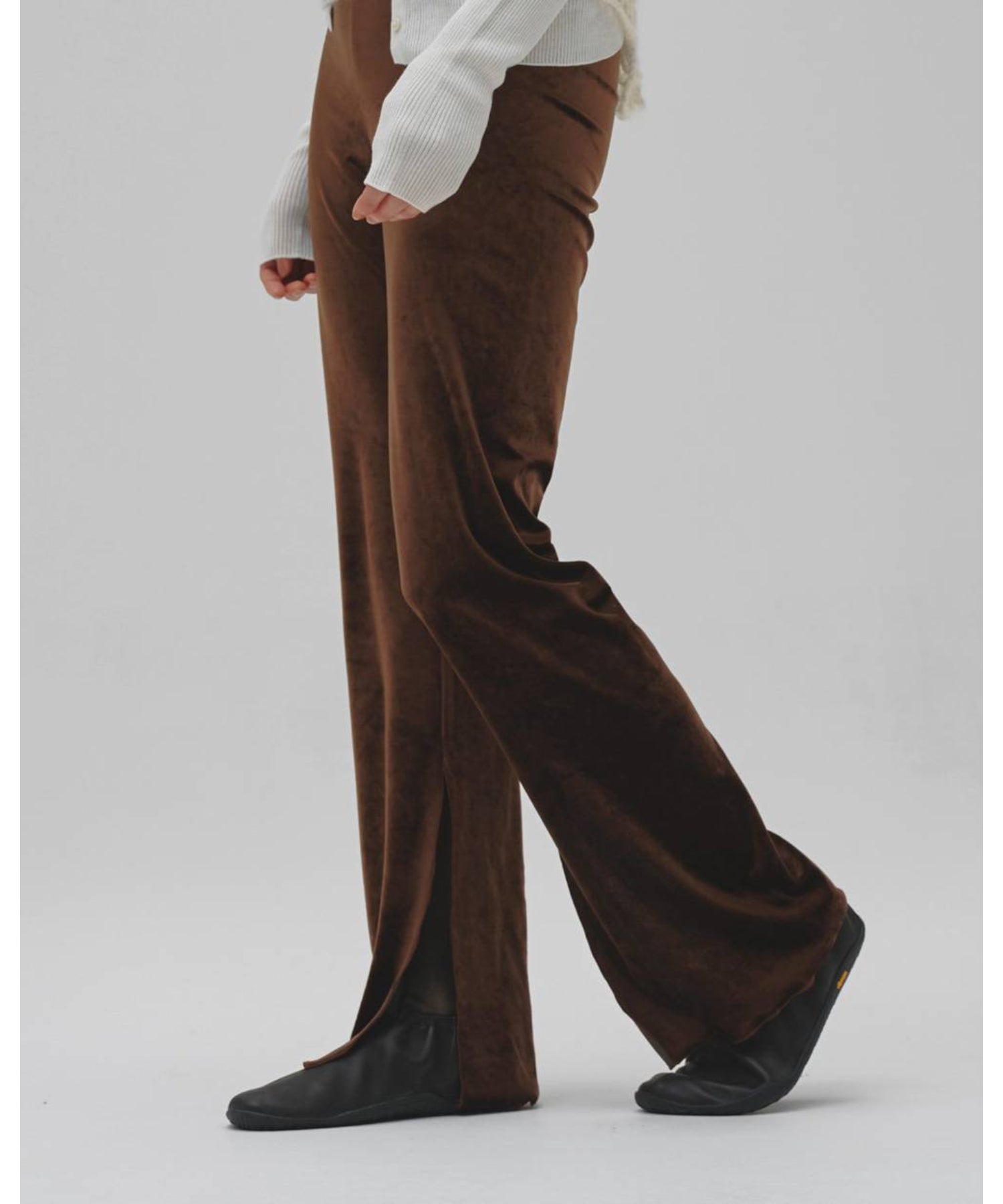 Velour Slit Leggings