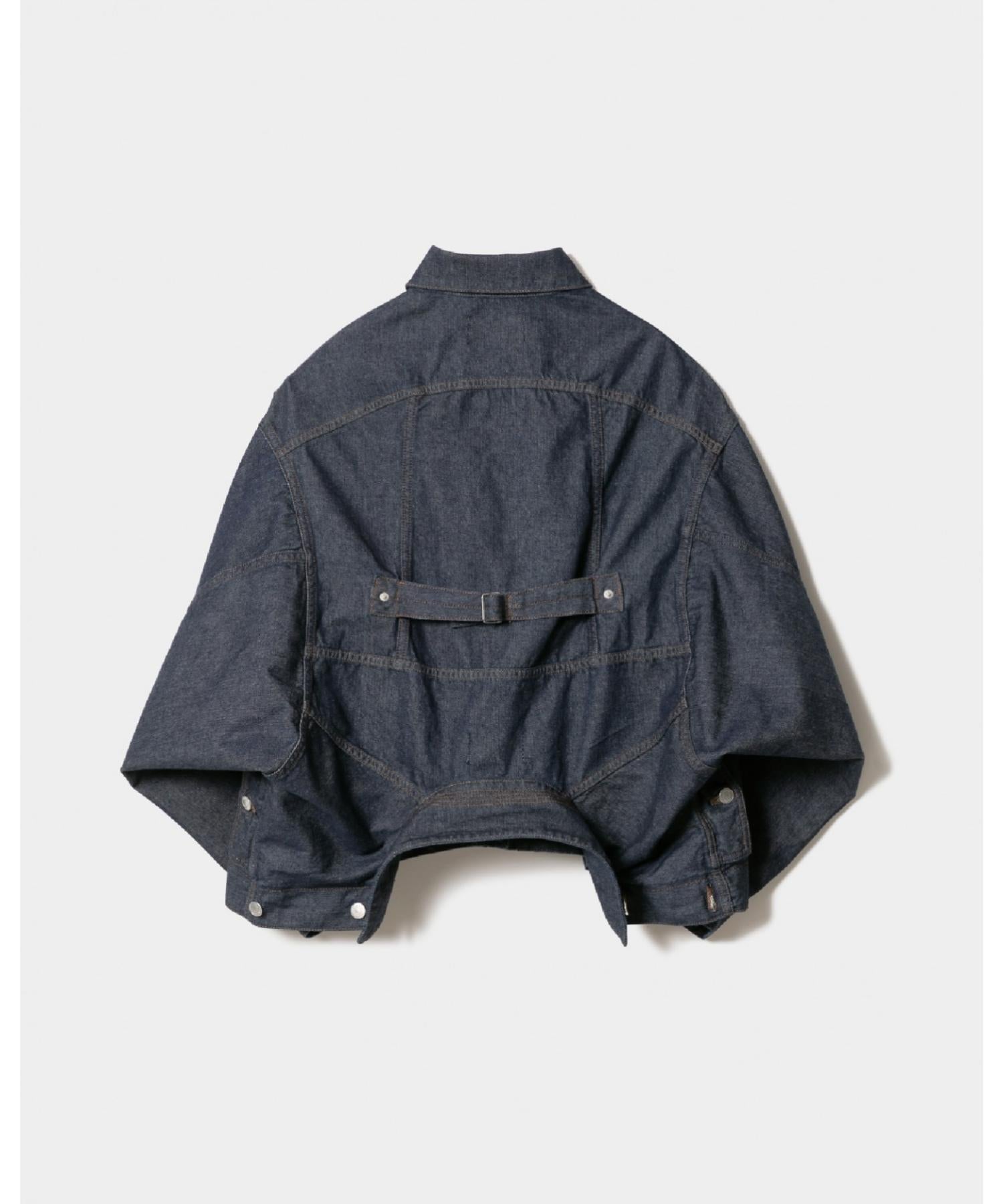 double-end left hand twill denim blouson