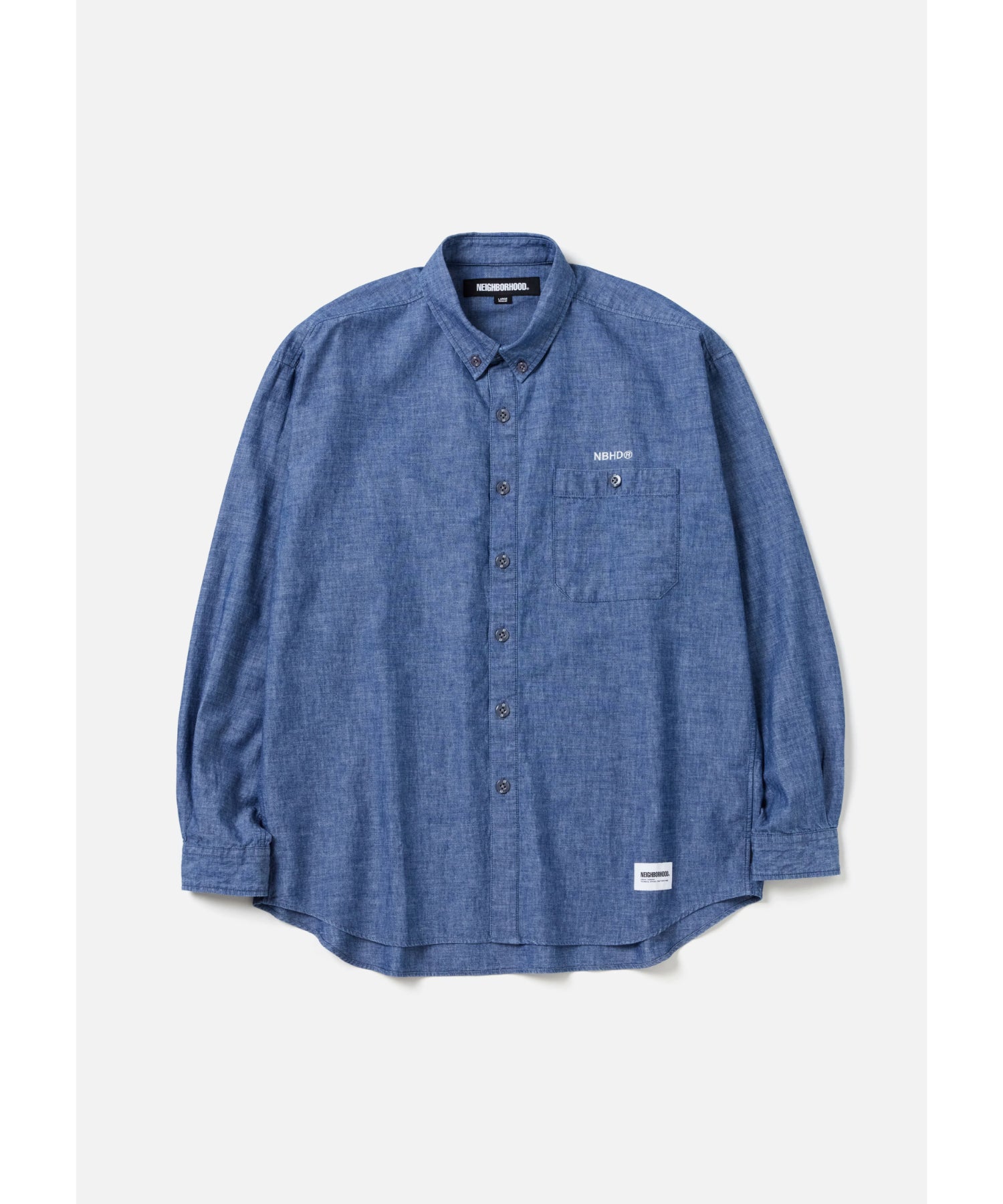 CHAMBRAY BD SHIRT LS