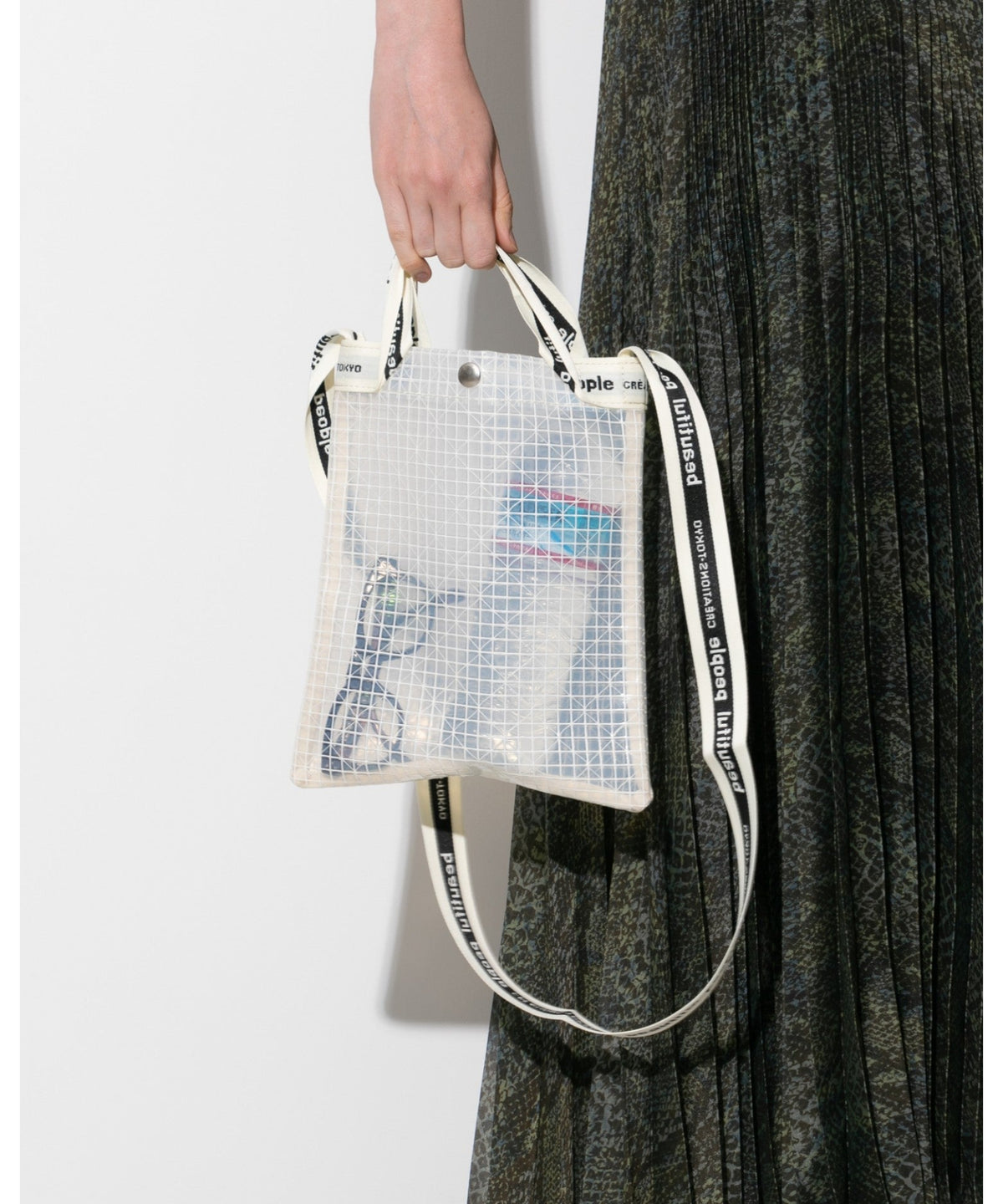 Vinyl logo tape Sacoche bag