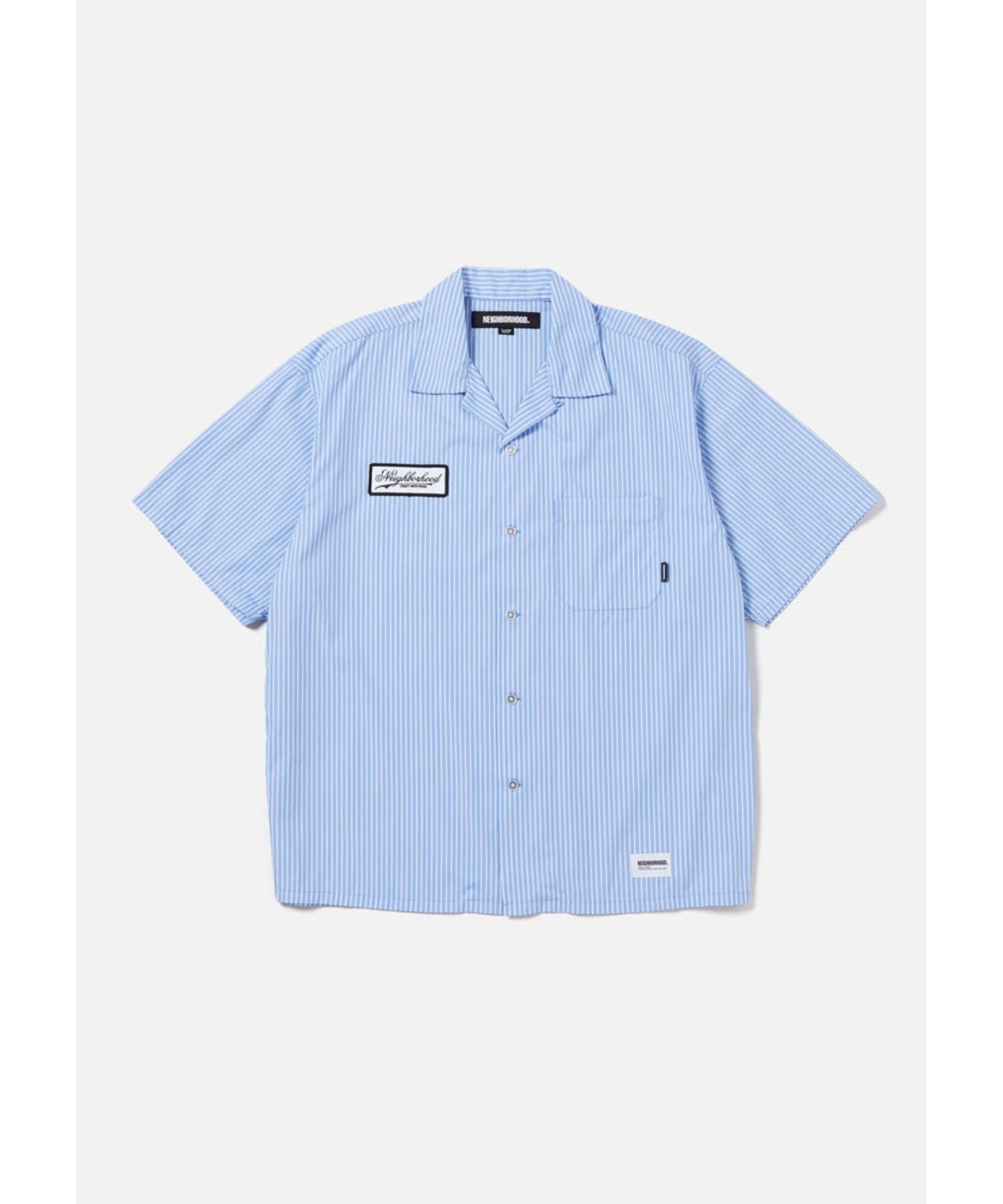 STRIPE WORK SHIRT SS