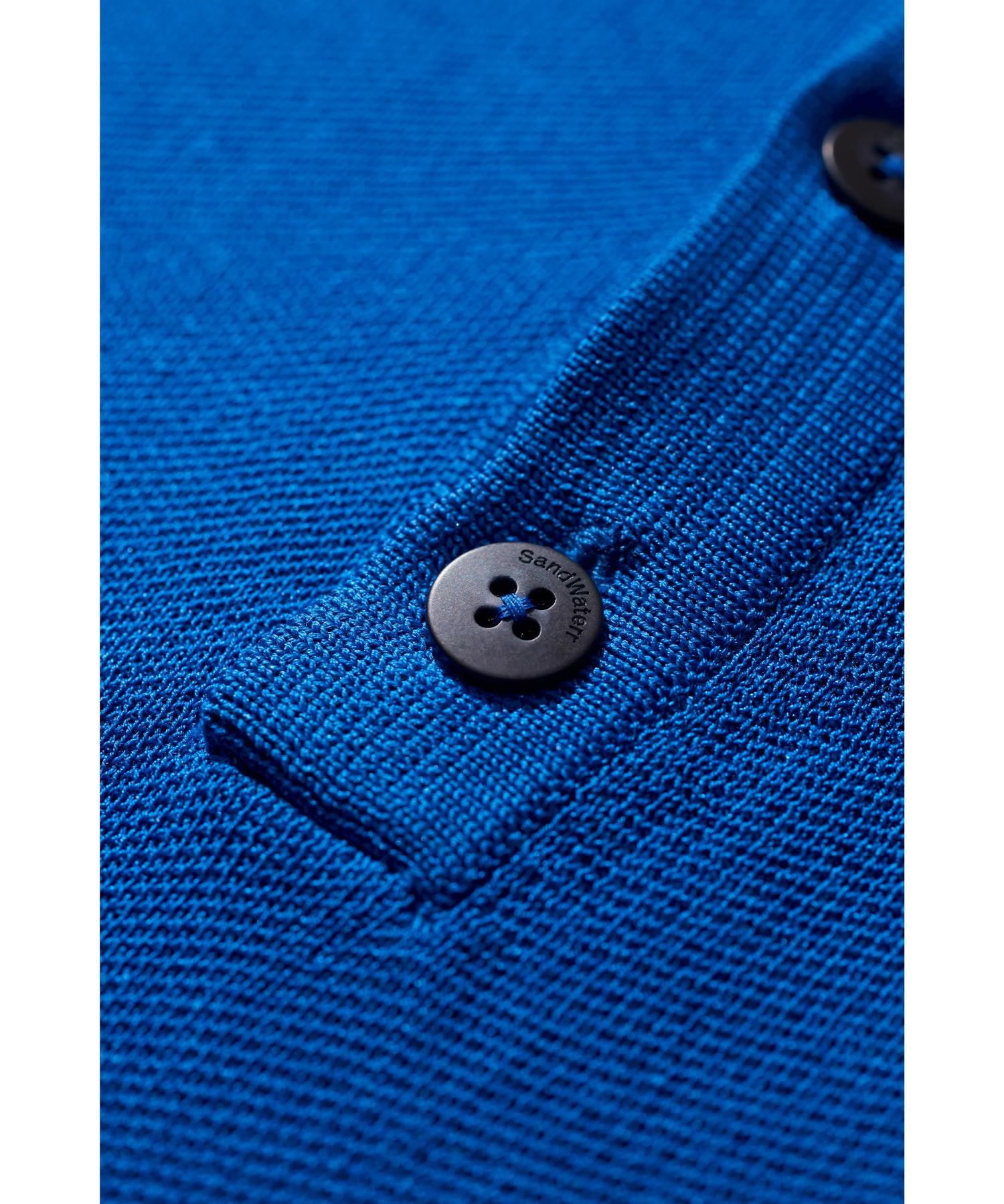 RESEARCHED KNIT POLO SS / SYNTHETIC FIBERS YARN